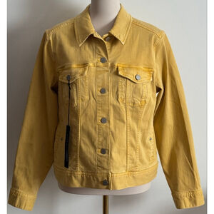 Women's Liverpool Yellow Temma Denim Jacket 1X